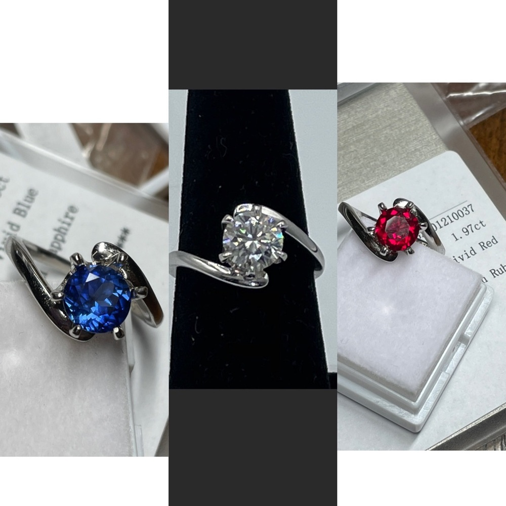 1.5ct D VVS1 Moissanite Ring - Picture 6 of 9